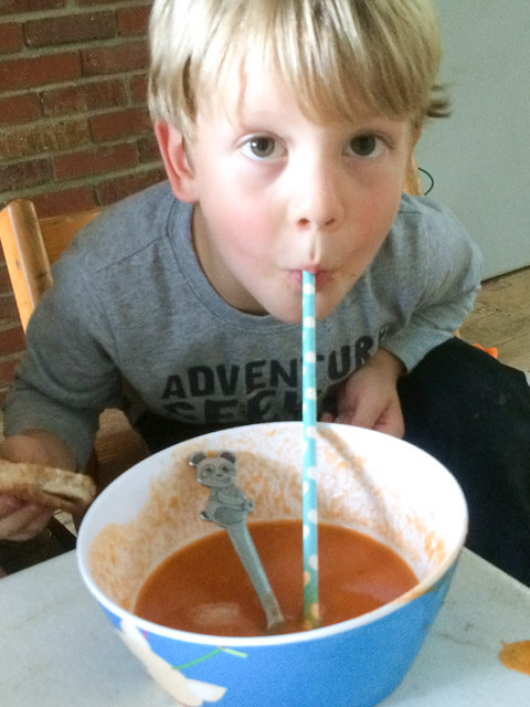 Tomato soup was a hit!