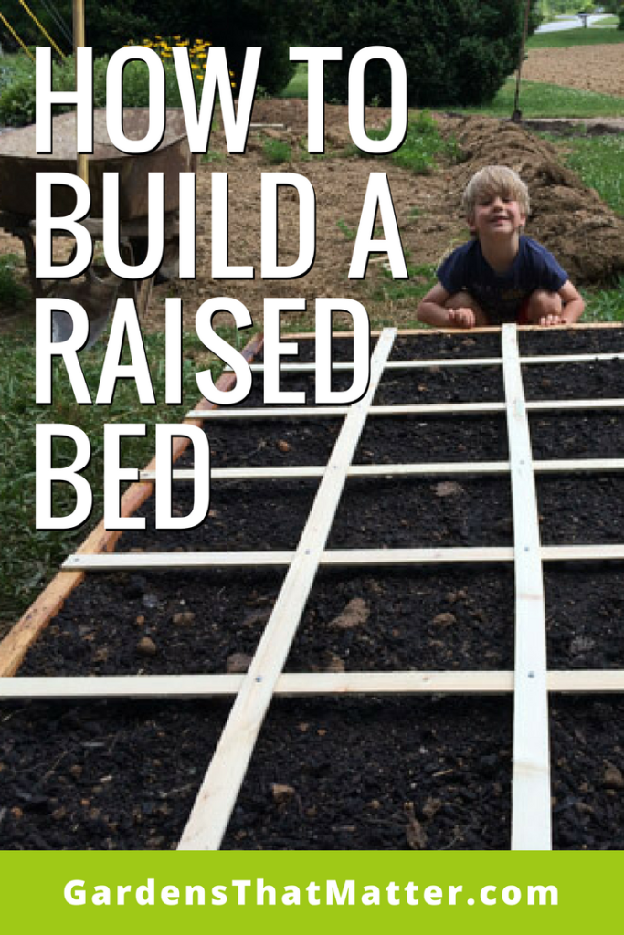 Start gardening this weekend with a simple raised bed your kids can help you create.